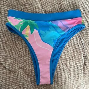 93 Play Street CHLOE Island Time High Rise Bikini Bottom